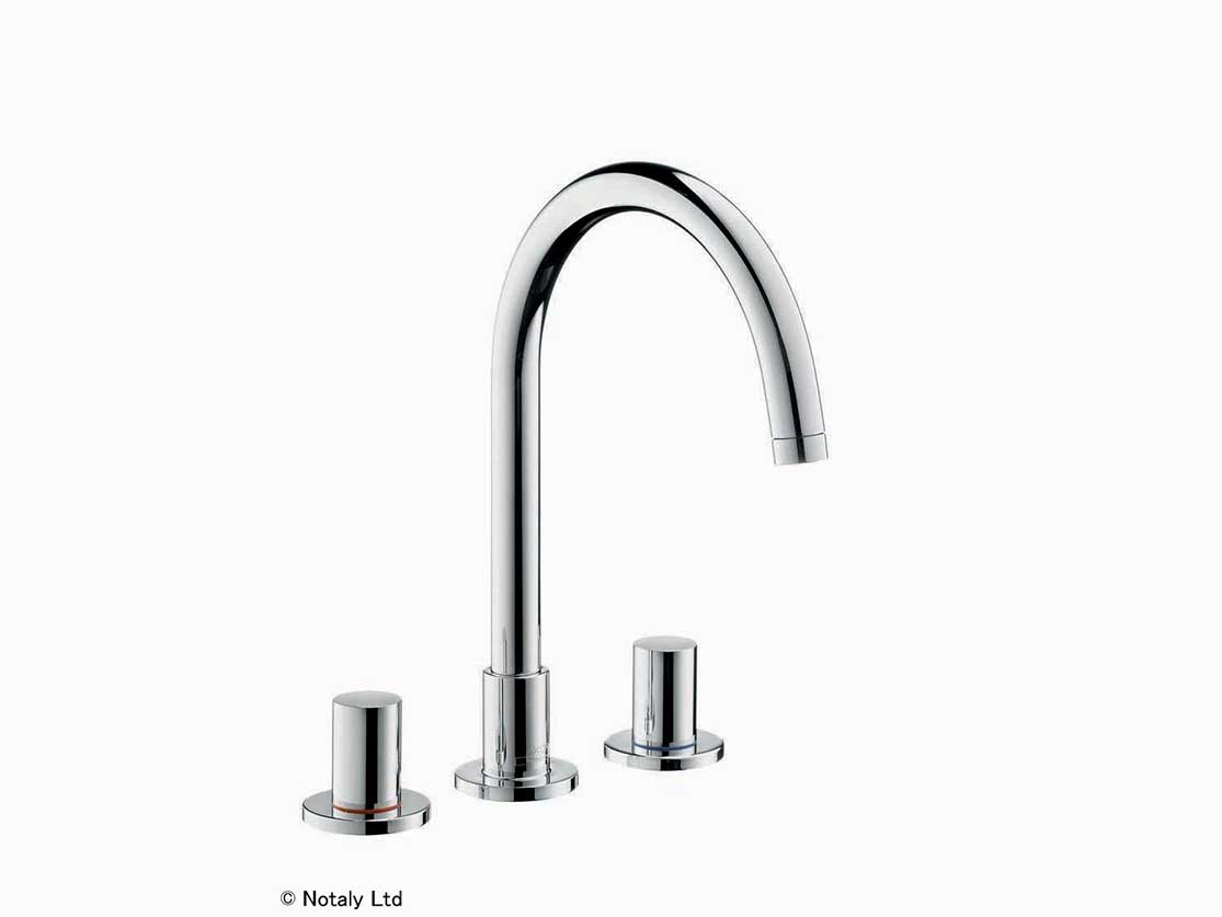 סוללה לכיור רחצה - 3 חלקים כולל ונטיל 3