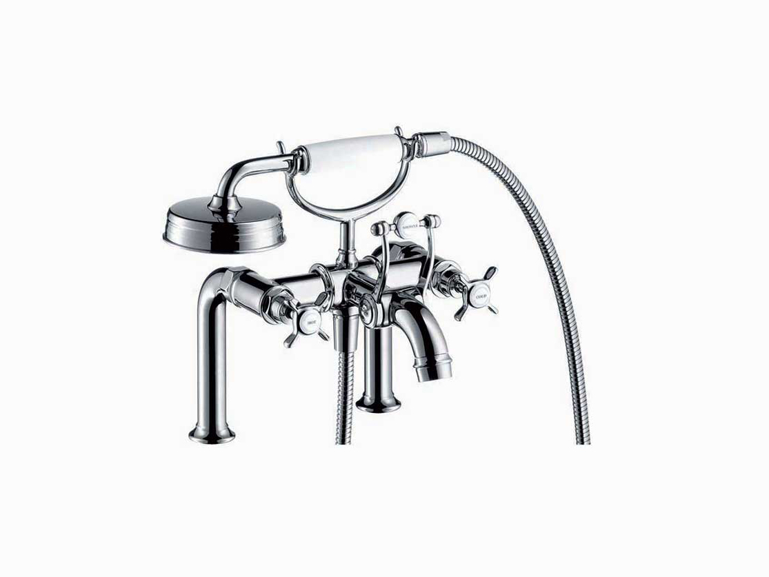 סוללה לאמבט מדופן אמבט,דמוית טלפון עתיק,כוללת פיית מילוי  סד' אקסור מונטרו 3