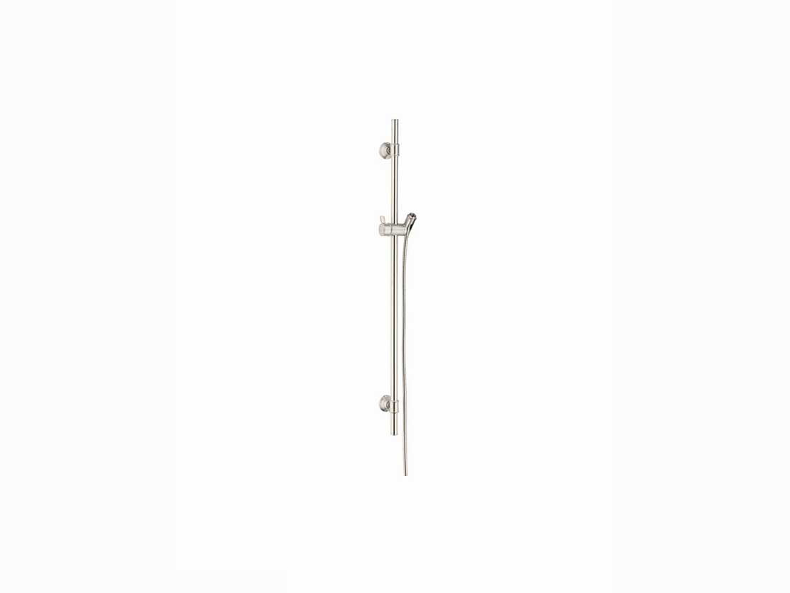 מוט קומפלט הכולל מזלף,מוט 90 סמ וצינור מסדרת אקסור מונטרו,גימור ניקל מוברש 3