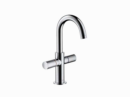 סוללה עם שתי ידיות לכיור רחצה קטן  + ונטיל  סד' אונו 2