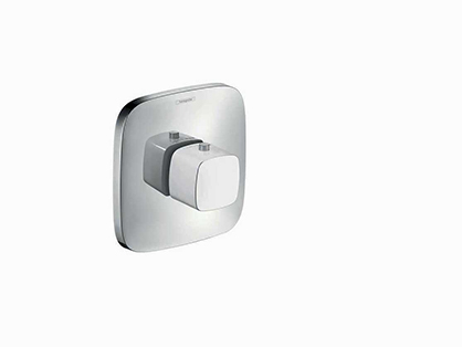 כיסוי לתרמוסטט 3/4  בגוון כרום לבן  סד' פורה וידה,דורש IBOX