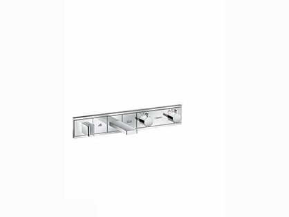 מער'תרמוסטט 4 דרך RainSelect עם נק.מים,מאחז מובנה,פיית מילוי לאמבט,גימור כרום,דורש פנימי 15314181